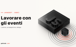 Eventi in JavaScript: onclick, addEventListener e oggetto Event