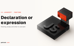Function declaration vs function expression in JavaScript