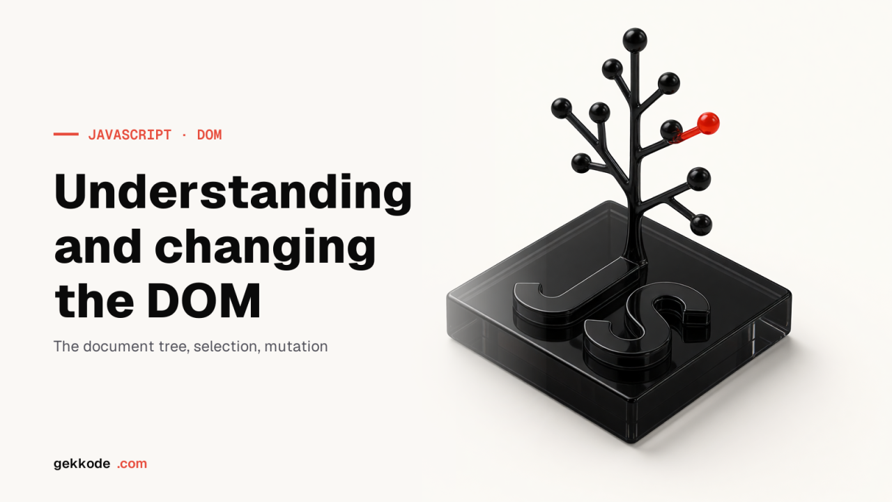 What is the DOM, and how do you change it in JavaScript?