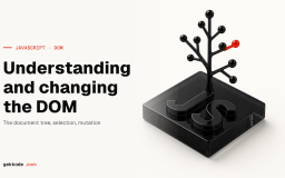 What is the DOM, and how do you change it in JavaScript?