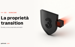 Transition CSS: come usare la proprietà per le animazioni