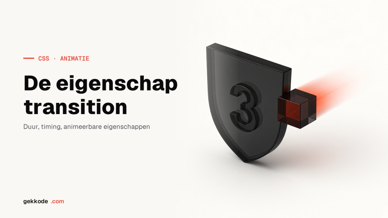 CSS transition gebruiken: duur, timing en vertraging