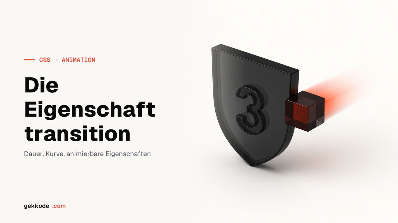 CSS transition: Übergänge ohne JavaScript animieren