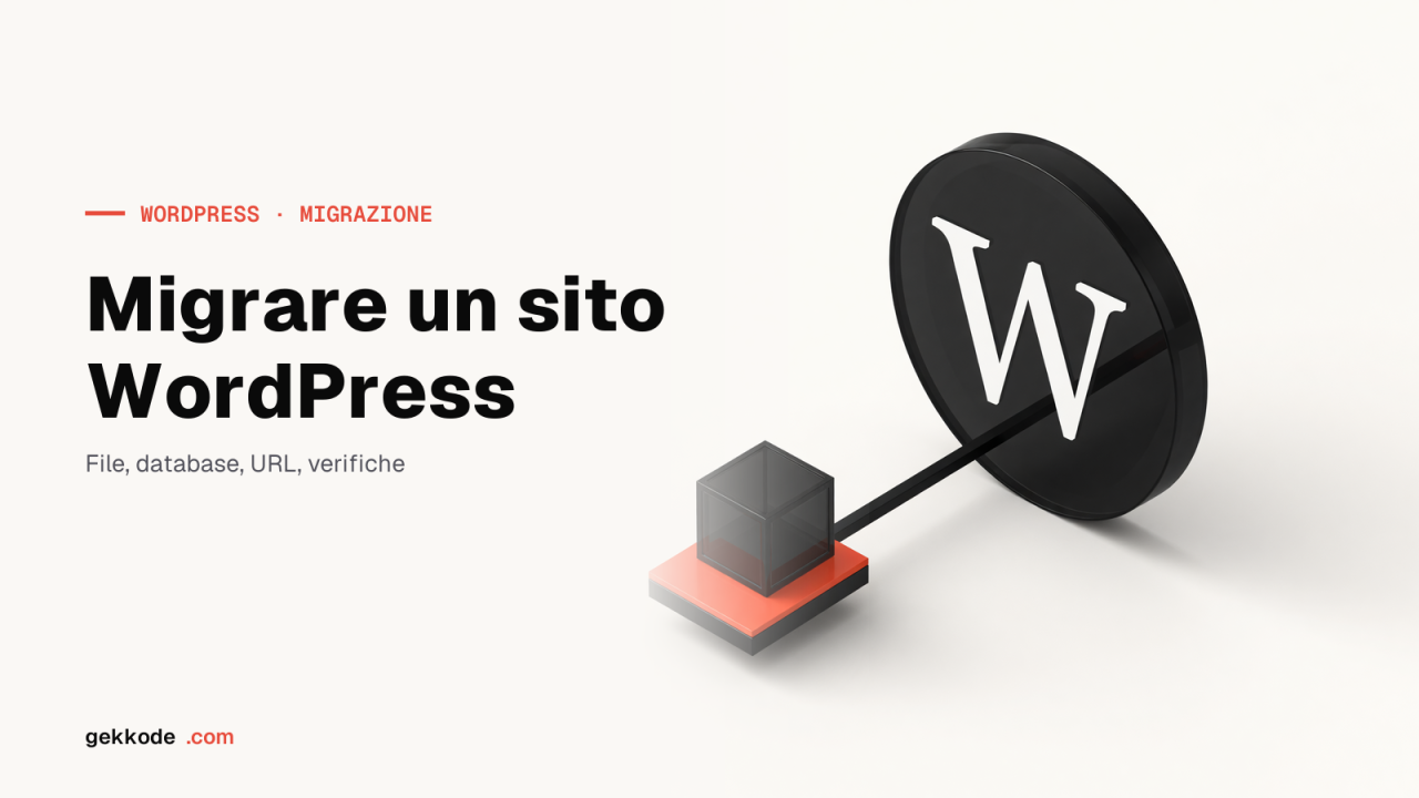 Come migrare un sito WordPress su un nuovo hosting