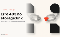 Erro 403 Forbidden com o comando storage:link no Laravel