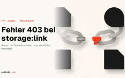Error 403 Forbidden bei storage:link in Laravel beheben