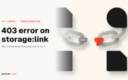 Laravel storage:link: fix the 403 Forbidden error on OVH