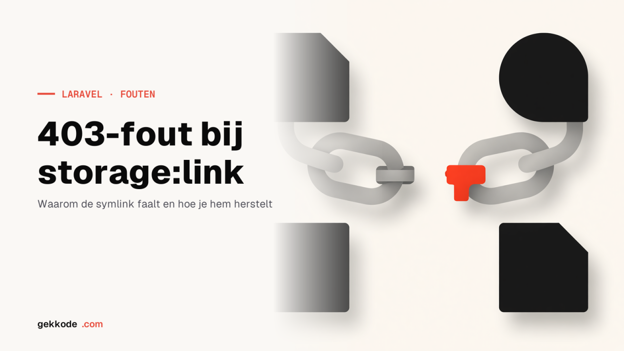 Laravel storage:link: 403 Forbidden op OVH oplossen