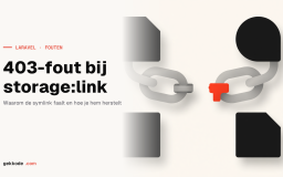 Laravel storage:link: 403 Forbidden op OVH oplossen