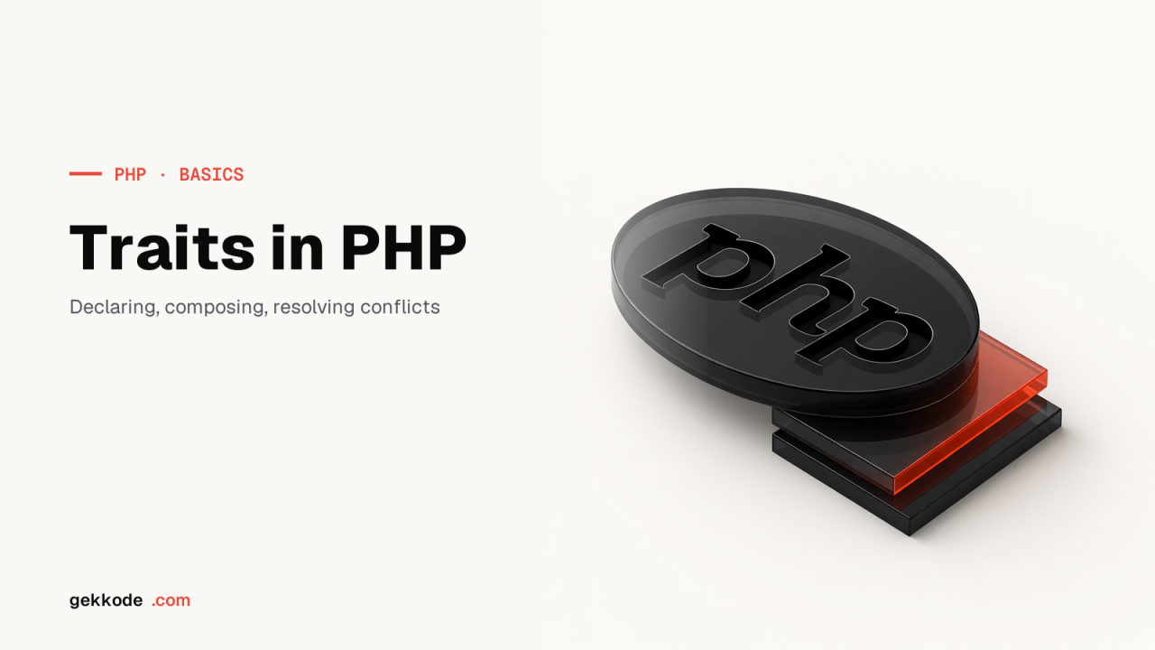 PHP traits: share methods between classes without inheritance