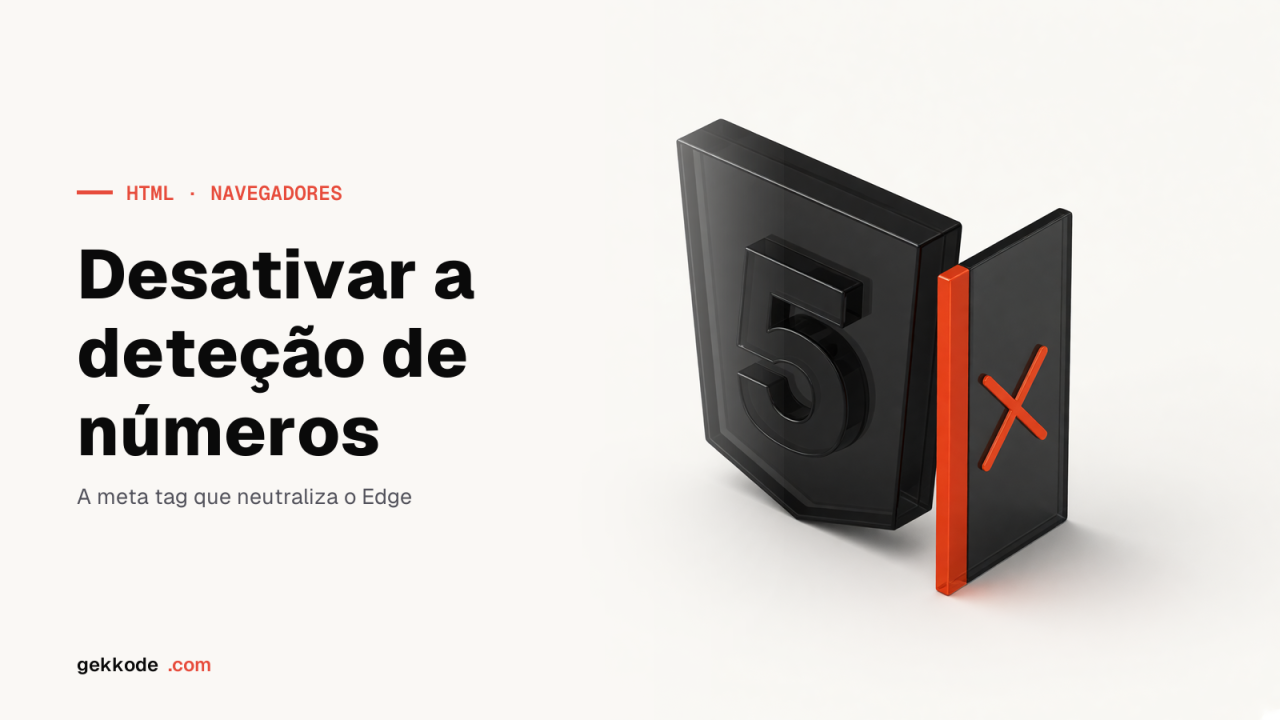 Desativar a deteção automática de números no Microsoft Edge