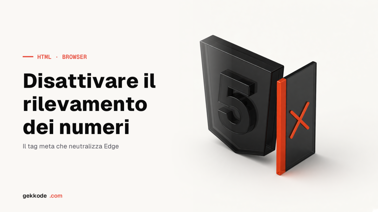 Disattivare il rilevamento dei numeri di telefono su Edge