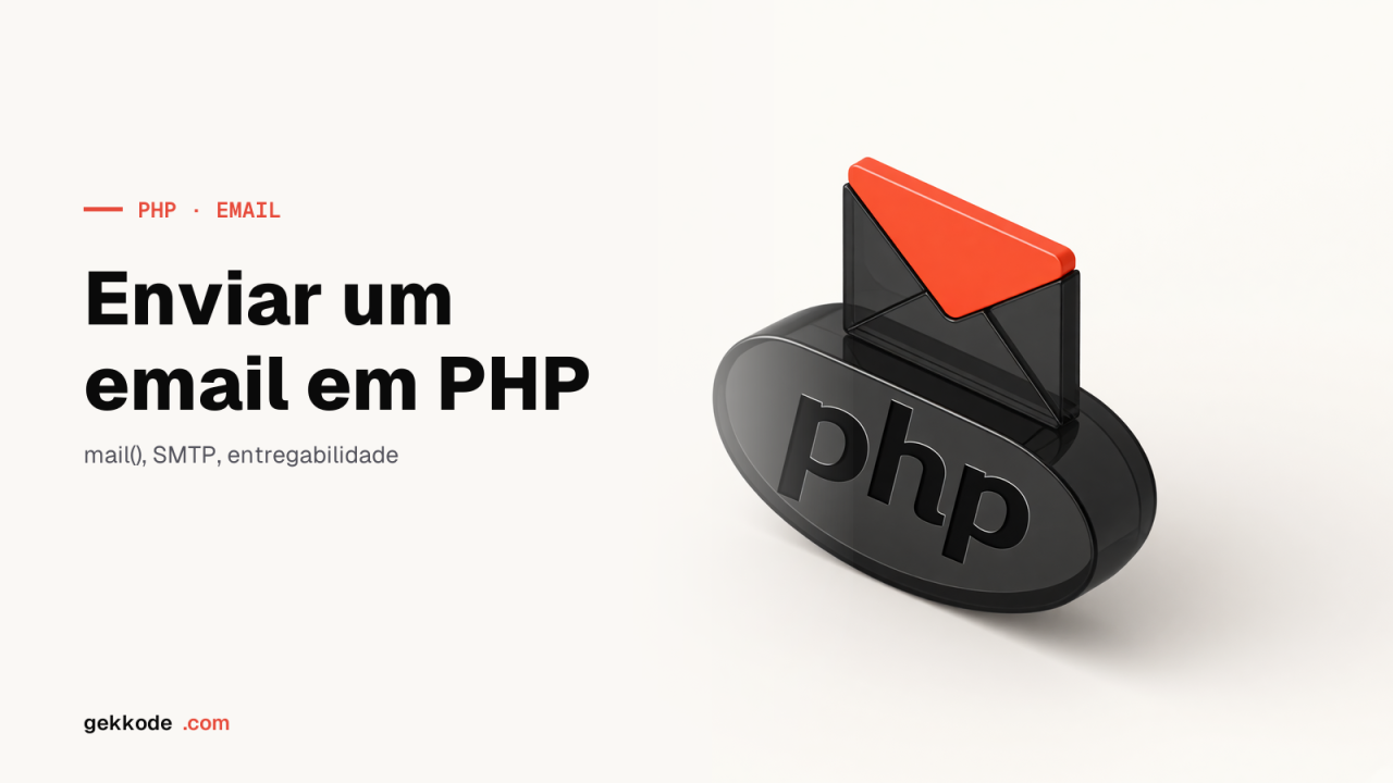 Enviar um email com PHP: SMTP, DKIM e entregabilidade