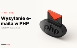 Wysyłanie e-maila w PHP: SMTP, DKIM i dostarczalność