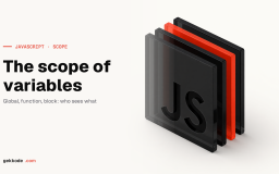 JavaScript variable scope: local and global variables