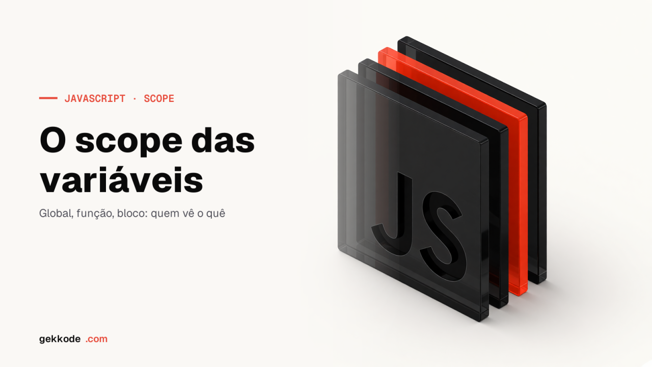Scope das variáveis em JavaScript: variáveis locais e globais