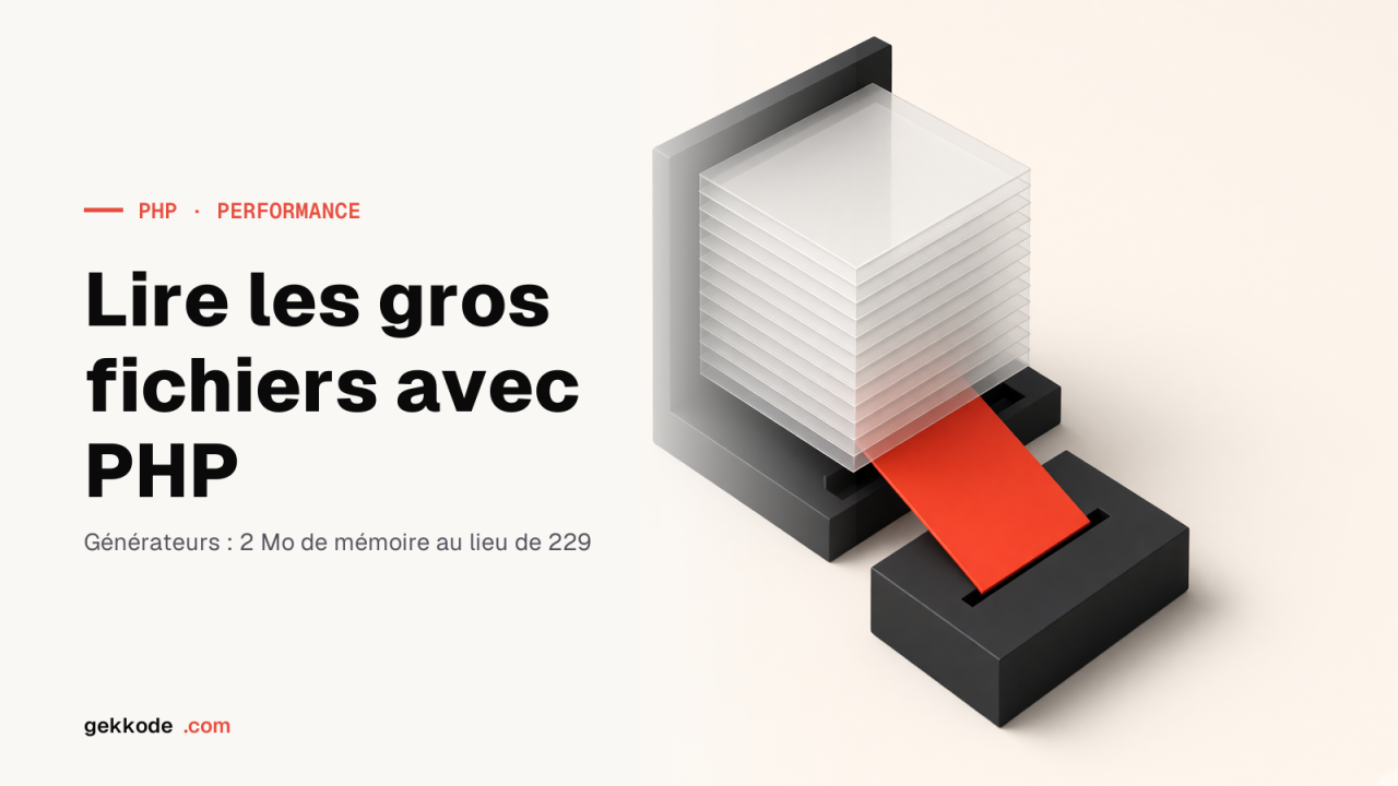 Comment lire les gros fichiers avec PHP (sans tuer votre serveur)