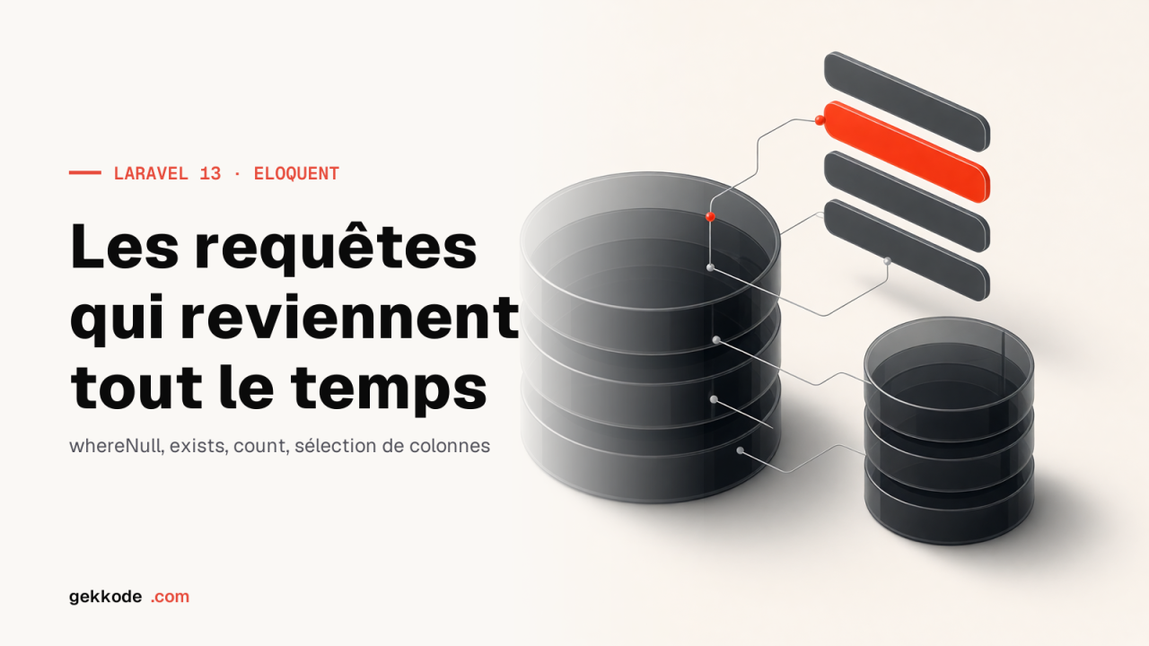 Eloquent : les requêtes qui reviennent tout le temps