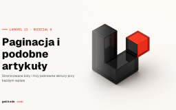 Kurs Laravel 13 #9: paginacja i lista podobnych artykułów