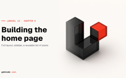 Laravel 13 tutorial #5: build a home page with Tailwind
