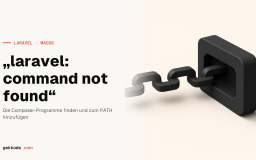 Fehler „laravel: command not found“ unter macOS beheben