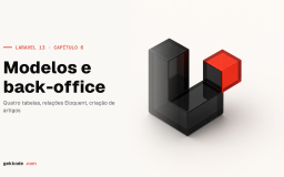 Tutorial Laravel 13 #6: modelos Eloquent e back-office Filament
