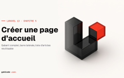 Tutoriel Laravel 13 #5 : Créer une page d’accueil