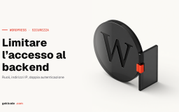 Limitare l&rsquo;accesso al backend di WordPress: ruoli e codice
