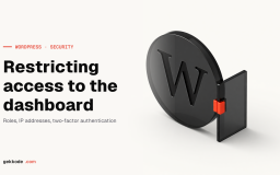 Restrict access to the WordPress dashboard by user role