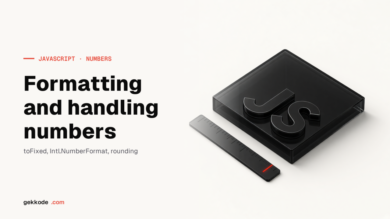 Format numbers in JavaScript with the Numeral library
