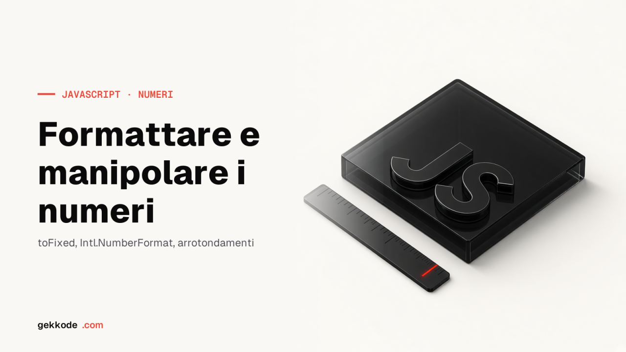 Formattare i numeri in JavaScript con la libreria Numeral