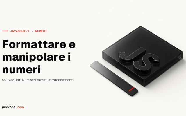 Formattare i numeri in JavaScript con la libreria Numeral