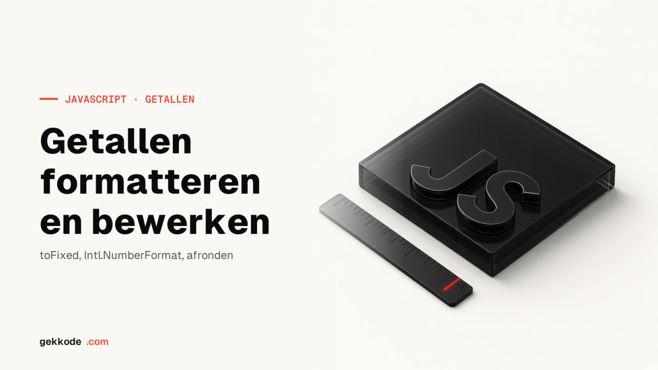 Getallen formatteren in JavaScript met de library Numeral