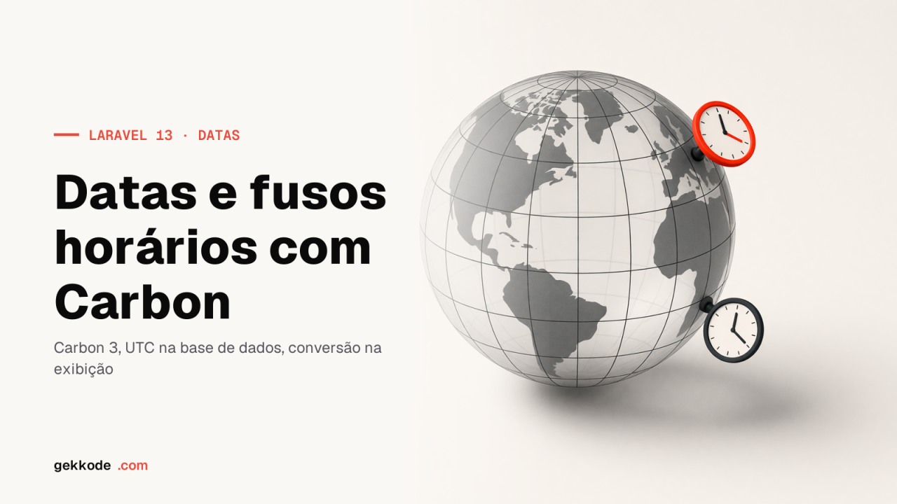 Carbon no Laravel: gerir datas, horas e fusos horários