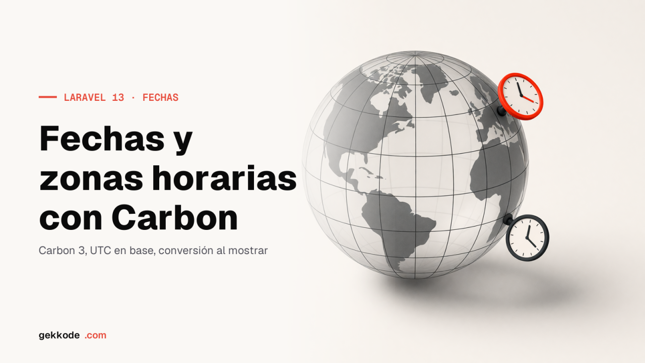Carbon en Laravel: gestionar fechas y zonas horarias