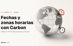 Carbon en Laravel: gestionar fechas y zonas horarias