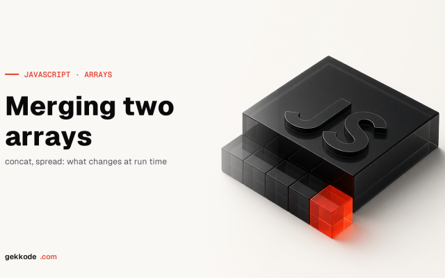 Merge arrays in JavaScript: spread, concat or push