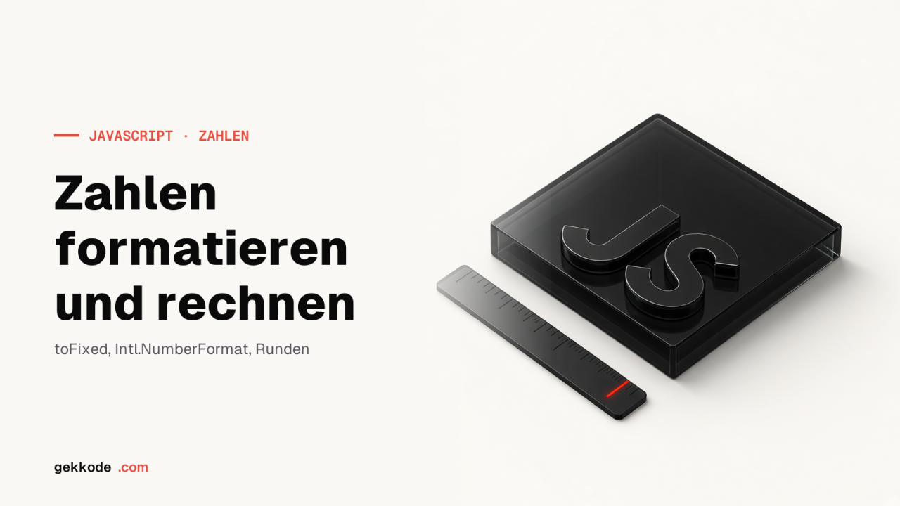 Zahlen in JavaScript formatieren und umrechnen mit Numeral
