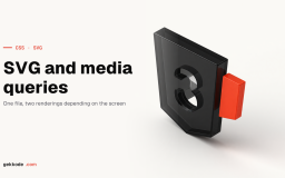SVG with media queries: responsive SVG styled in CSS
