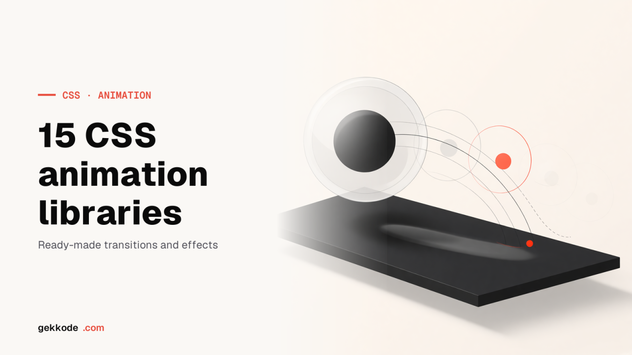 15 great CSS animation libraries worth knowing about