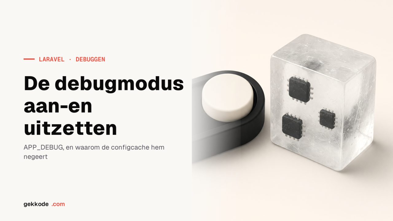 Debugmodus in Laravel in- en uitschakelen met APP_DEBUG