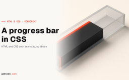 CSS progress bar: how to build one with HTML and CSS