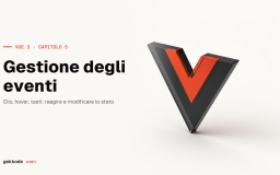 Tutorial VueJS 3: gestire gli eventi con v-on e @