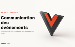 Tutoriel VueJS 3 – Communication des événements