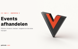 Vue 3-tutorial: events afhandelen met v-on en de @-shorthand