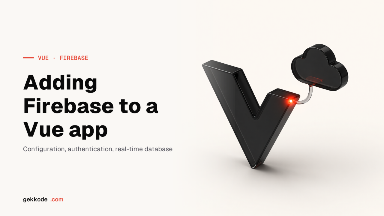 Add Firebase to a Vue 3 app with Firestore and VueFire