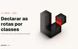 Declarar as rotas do Laravel com classes route registrar