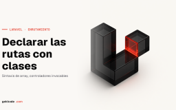 Declarar las rutas de Laravel con clases route registrar