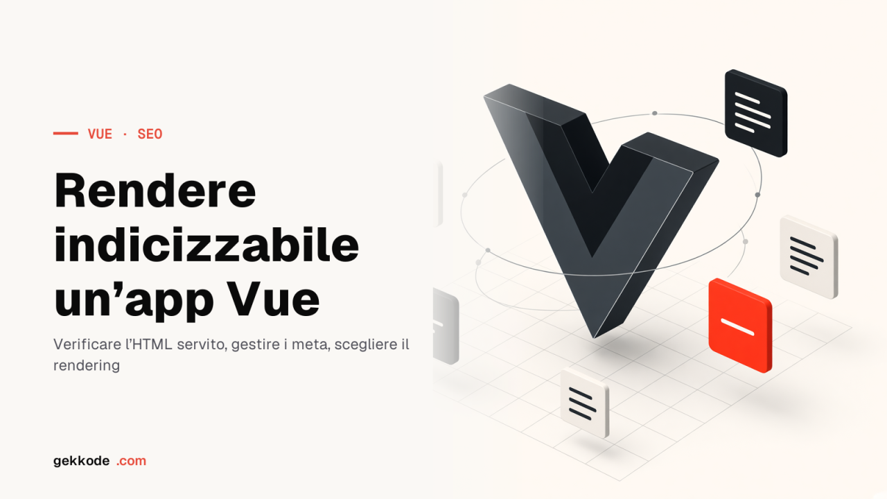 SEO con Vue.js: come rendere indicizzabile un’app Vue 3