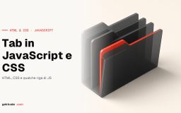 Creare un sistema di tab accessibile in JavaScript e CSS